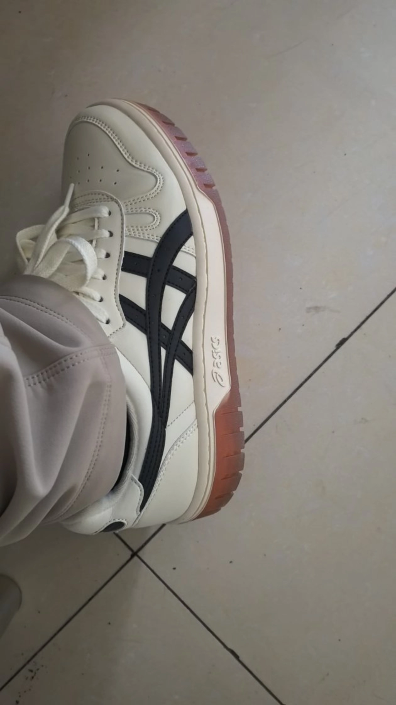 custom review-ASICS Court MZ Амортизация Поддержка Низкий Топ Скейтборд Кроссовки Унисекс Бежевый Белый Черный