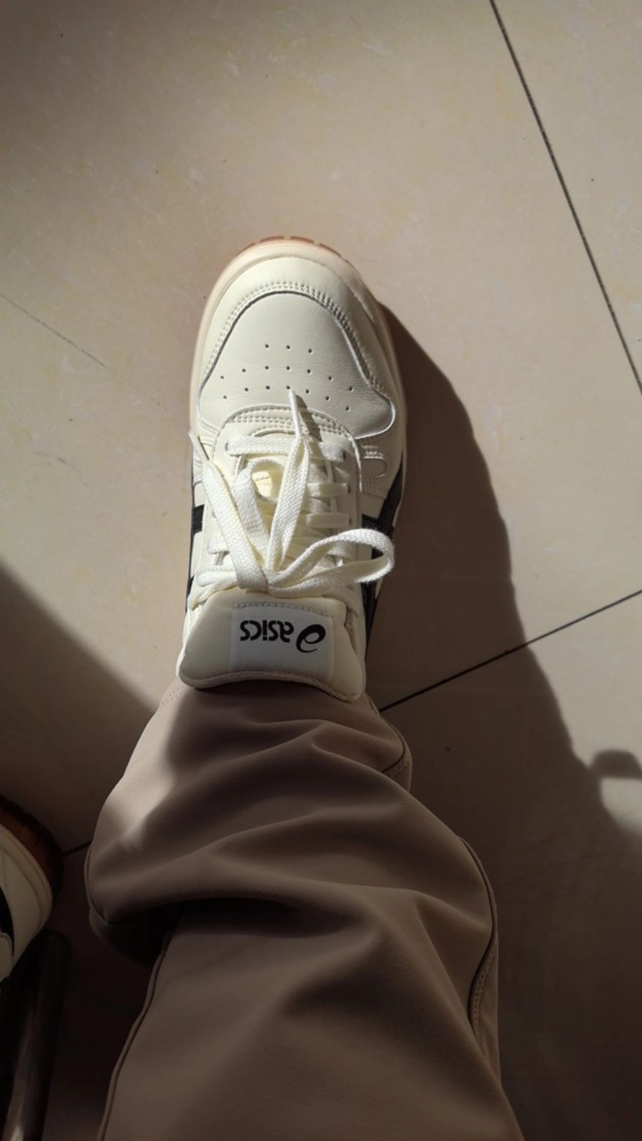 custom review-ASICS Court MZ Амортизация Поддержка Низкий Топ Скейтборд Кроссовки Унисекс Бежевый Белый Черный