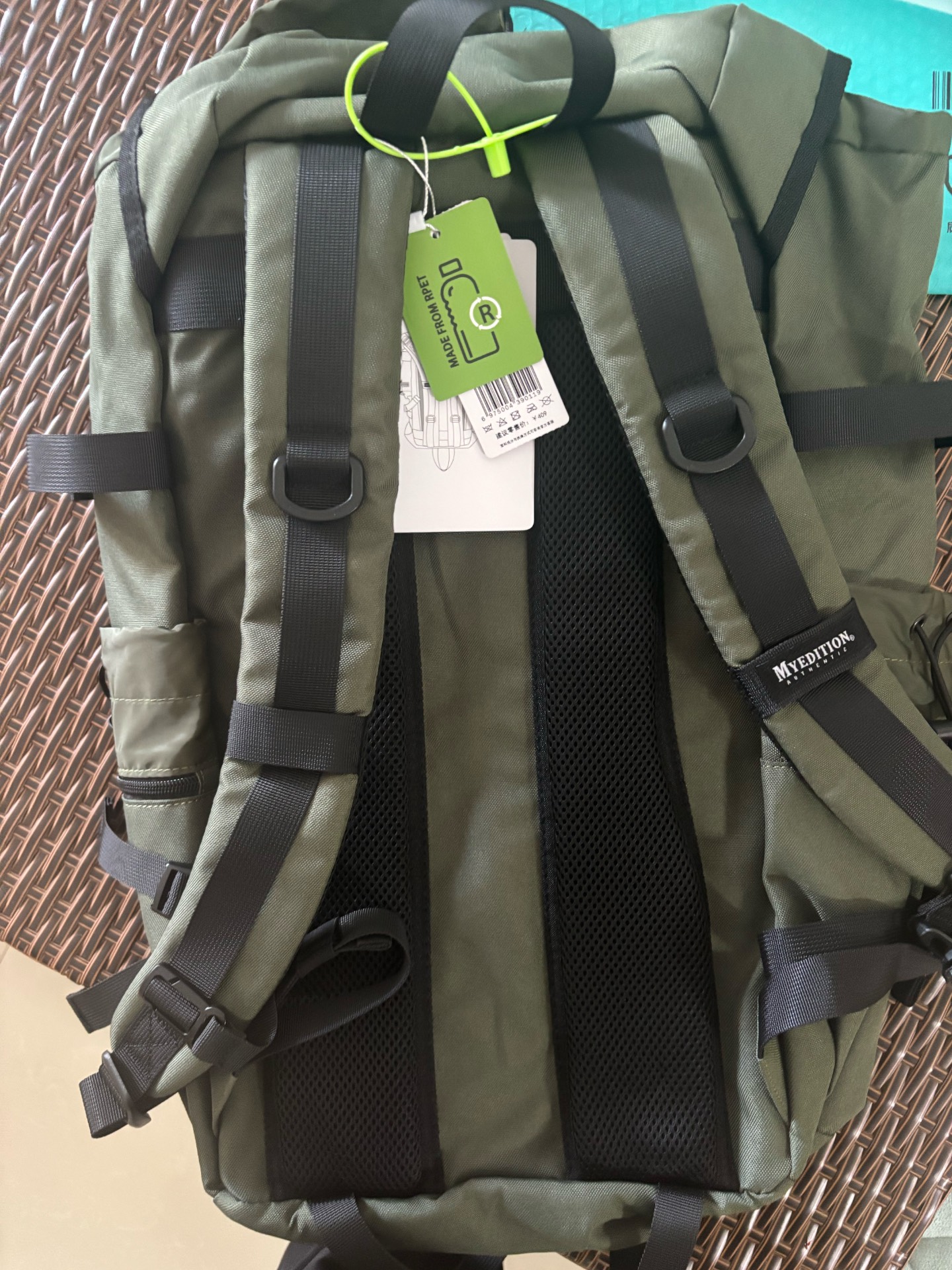 custom review-MYEDITION 18 27L Outdoor Backpack Oxford Army Green Unisex