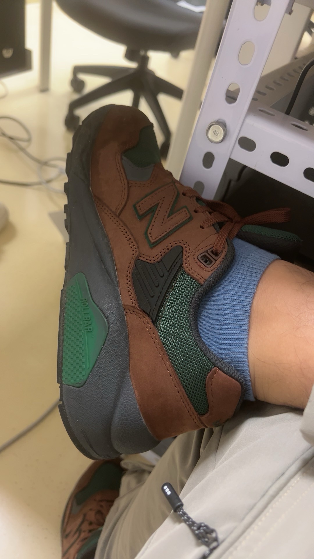 custom review-New Balance NB 580 Low Топ Повседневные Беговые Кроссовки Унисекс Коричневый Зеленый