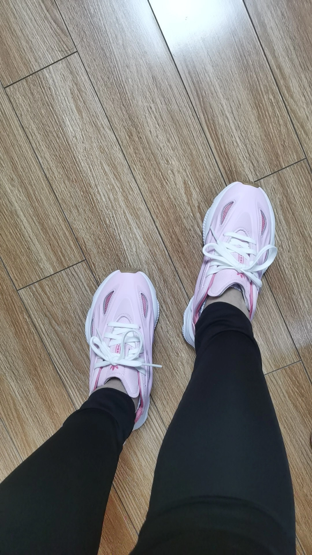 custom review-Adidas Originals Противоскользящая Устойчивая к истиранию Низкая Повседневная Обувь Женская Мягкий Розовый