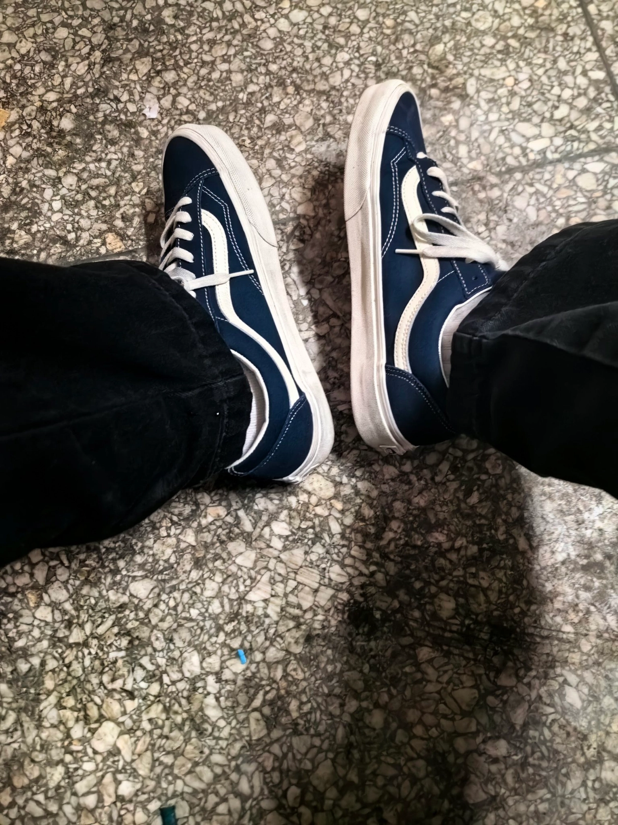 custom review-Vans Style 36 Suede Low Top Скейтборд Кроссовки Unisex Синий Белый