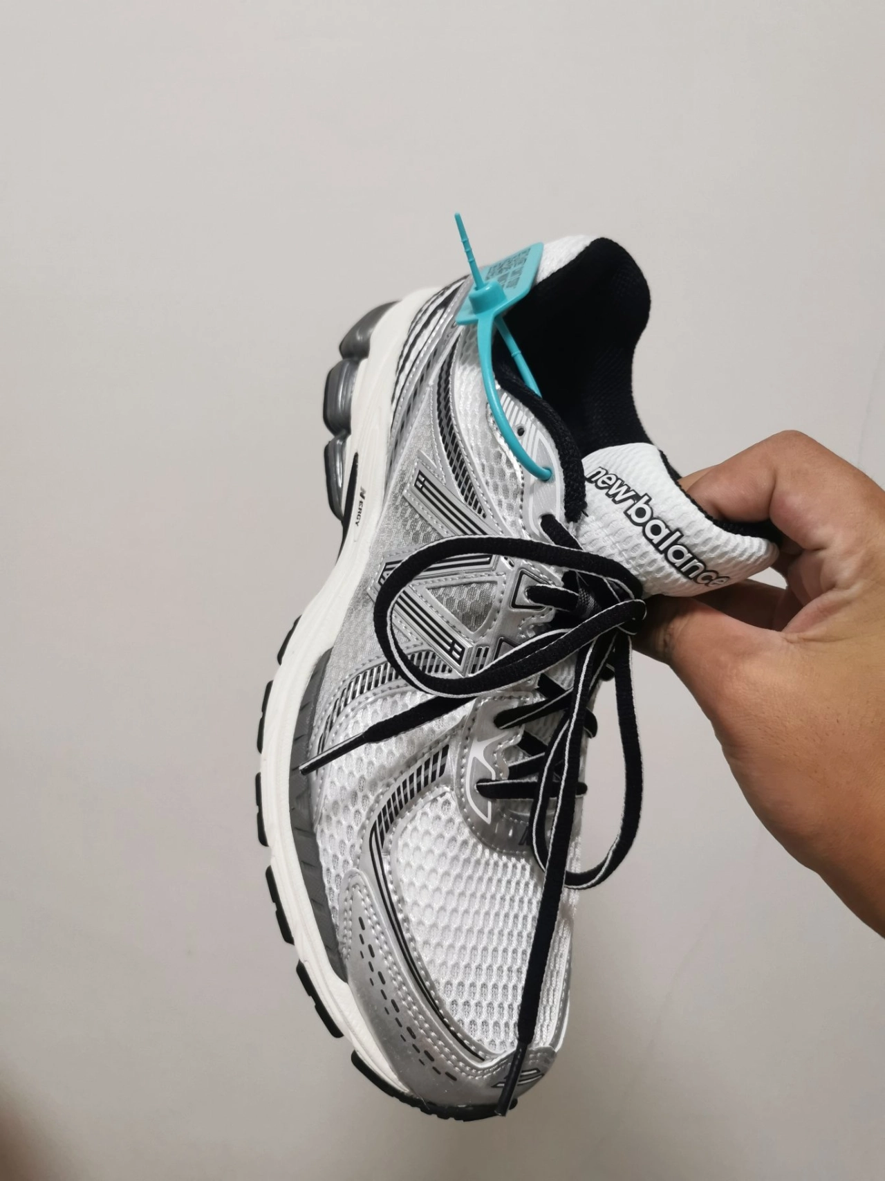 custom review-New Balance NB 860 v2 Амортизация Низкий Топ Беговые кроссовки Унисекс Серебристо-серый