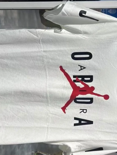 custom review-Джордан Белый Мужская Футболка