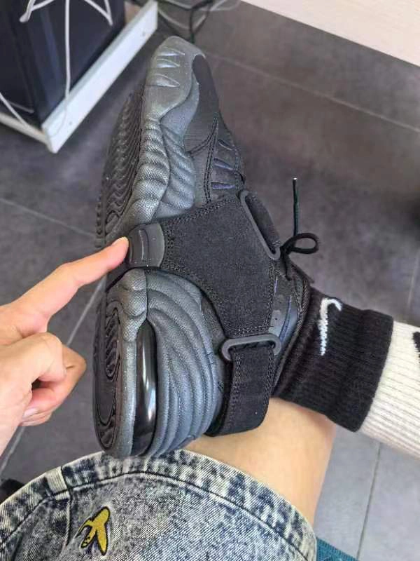 custom review-Nike Air Adjust FORCE MID Топ Винтажные баскетбольные кроссовки Женские Черный