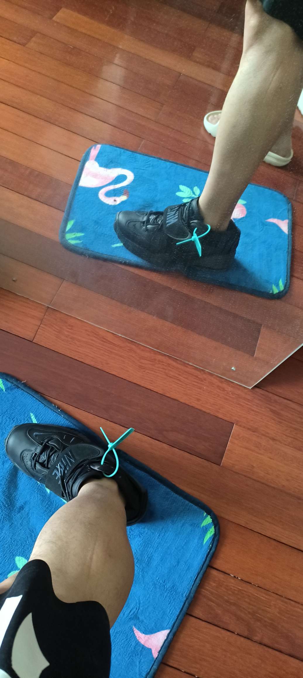 custom review-Nike Air Adjust FORCE MID Топ Винтажные баскетбольные кроссовки Женские Черный