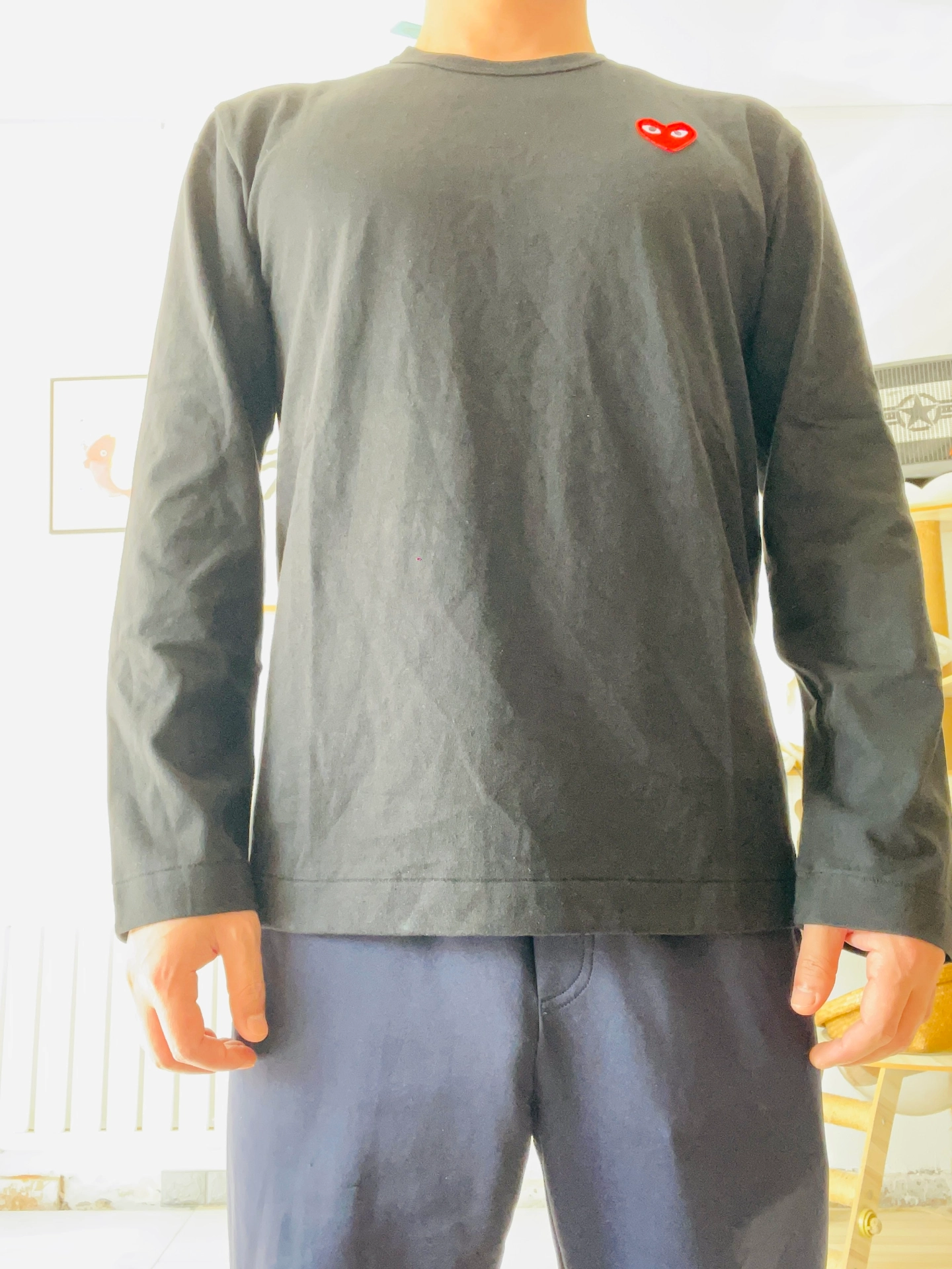 custom review-CDG Play Мужские T-рубашки