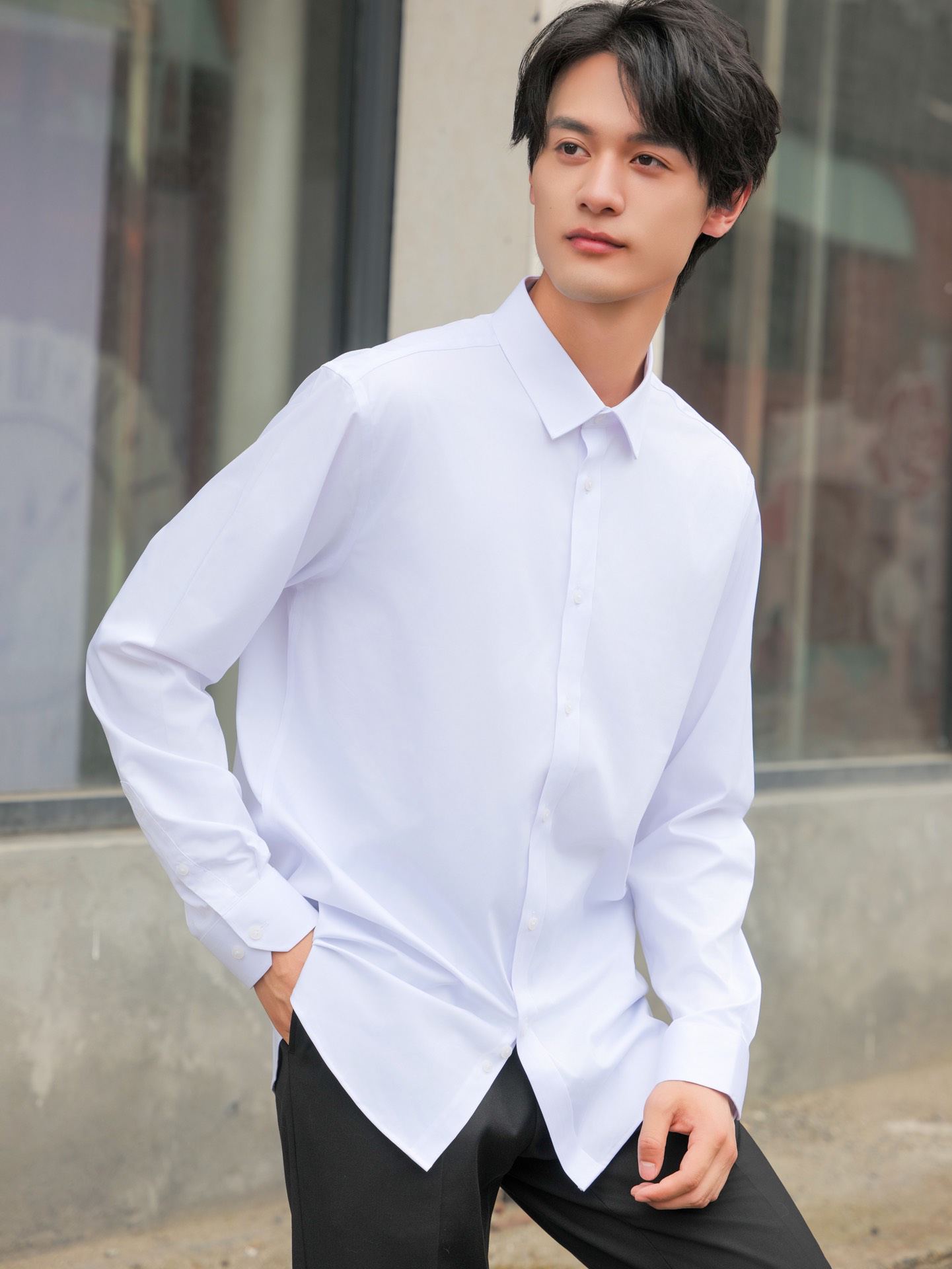 职场利器白衬衫