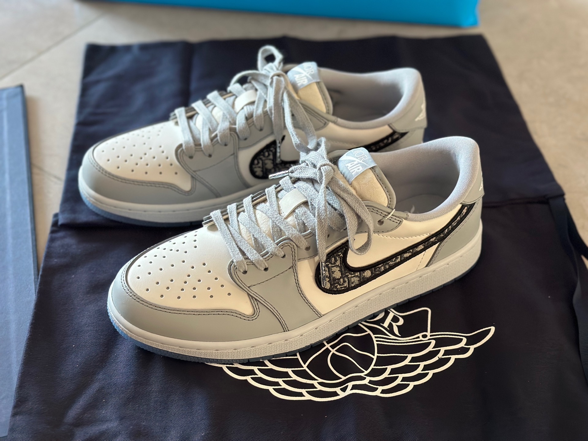 42.5码 dior x jordan air jordan 1