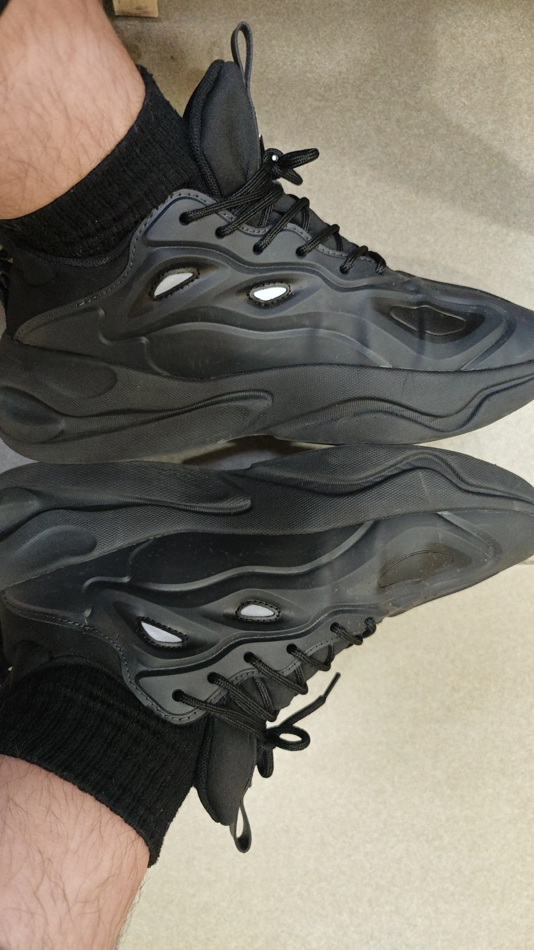 custom review-ANTA Chao Worship 2,0 Амортизирующие шоки Противоскользящие Устойчивые к истиранию Низкий топ Спортивная повседневная обувь Мужская Черный Серый