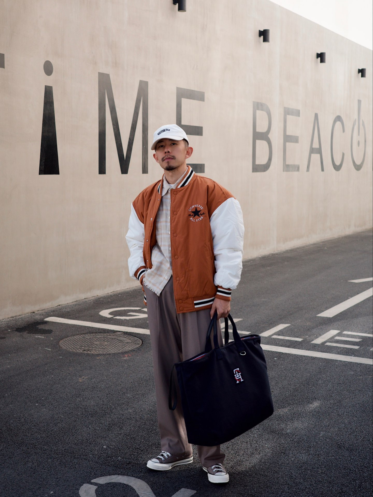 棒球服不费力穿搭