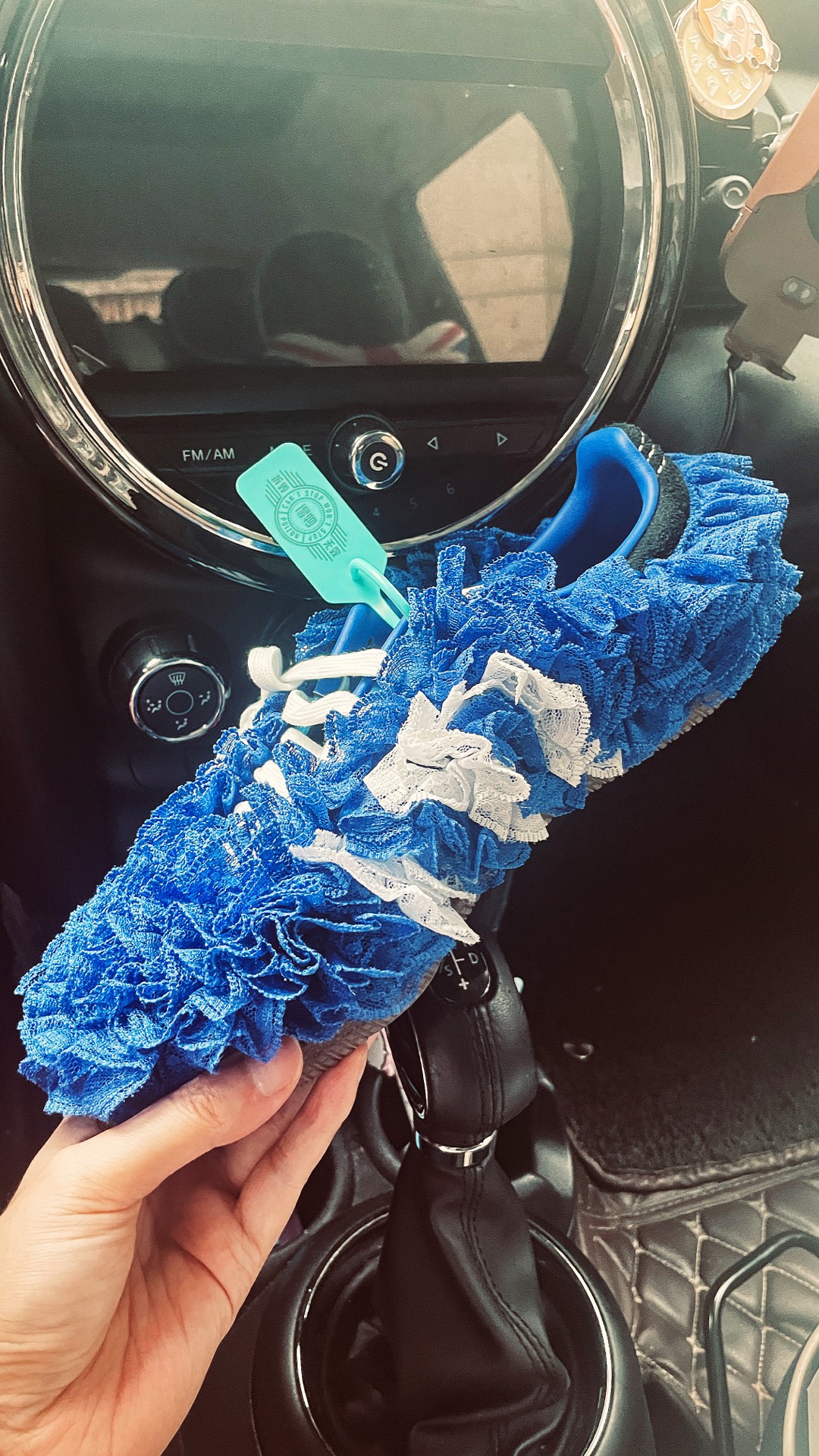 custom review-Caroline x Adidas Originals SAMBA OG Обувь Устойчивая к истиранию Низкий Топ Скейтбординг Женские Синие Белые