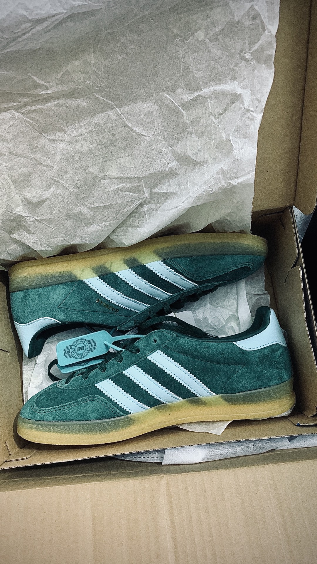 custom review-Adidas Originals Gazelle Low Топ Скейтборд Кроссовки Унисекс Зеленый