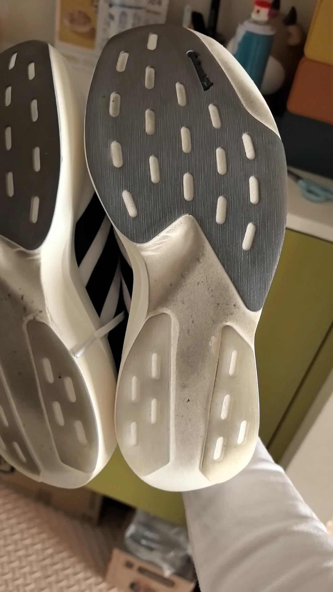 custom review-Adidas Adizero Evo SL Амортизация Износостойкие Низкие Кроссовки для Бега Мужские Белый Черный