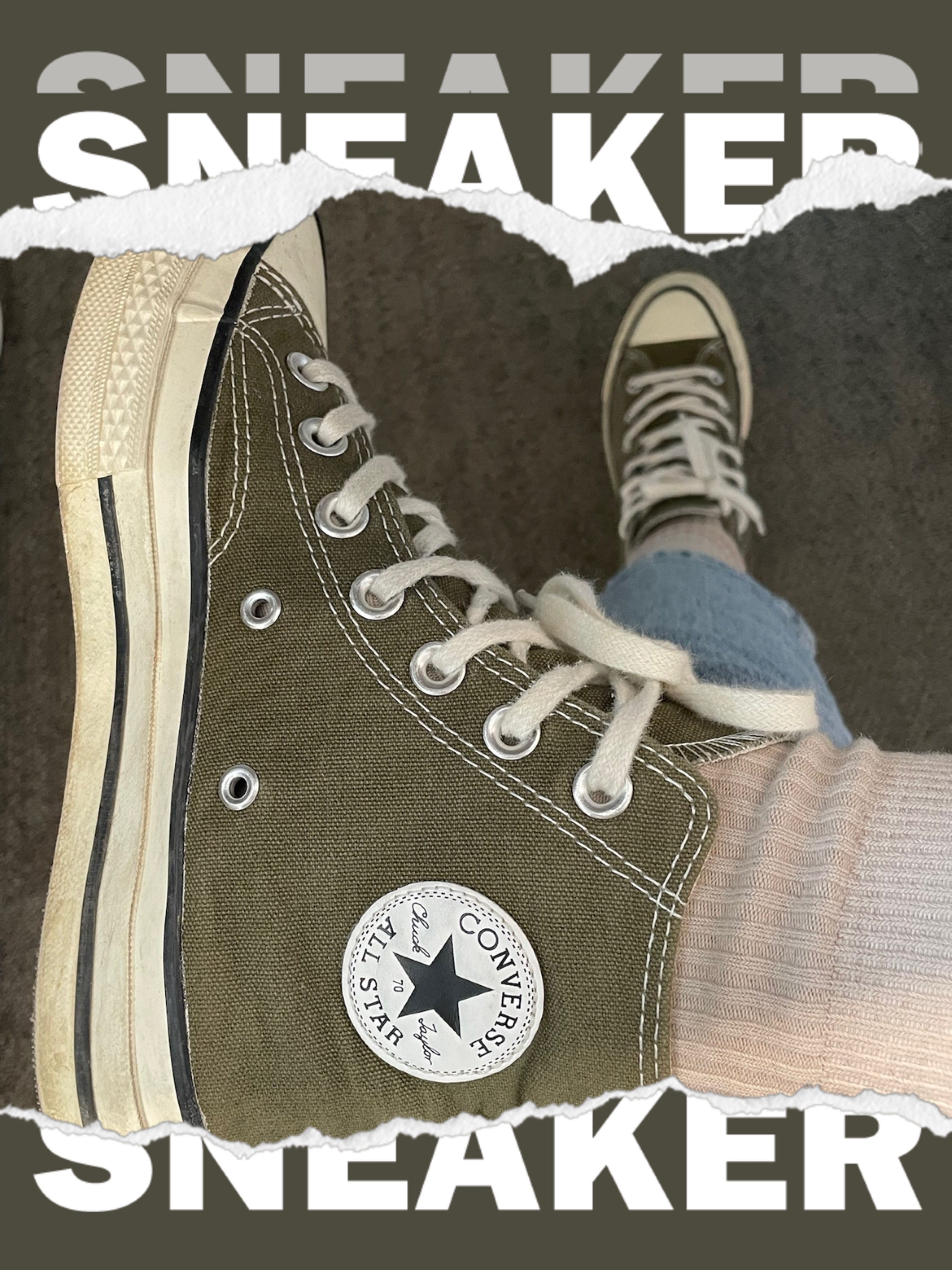 绝美宝藏百搭橄榄绿匡威