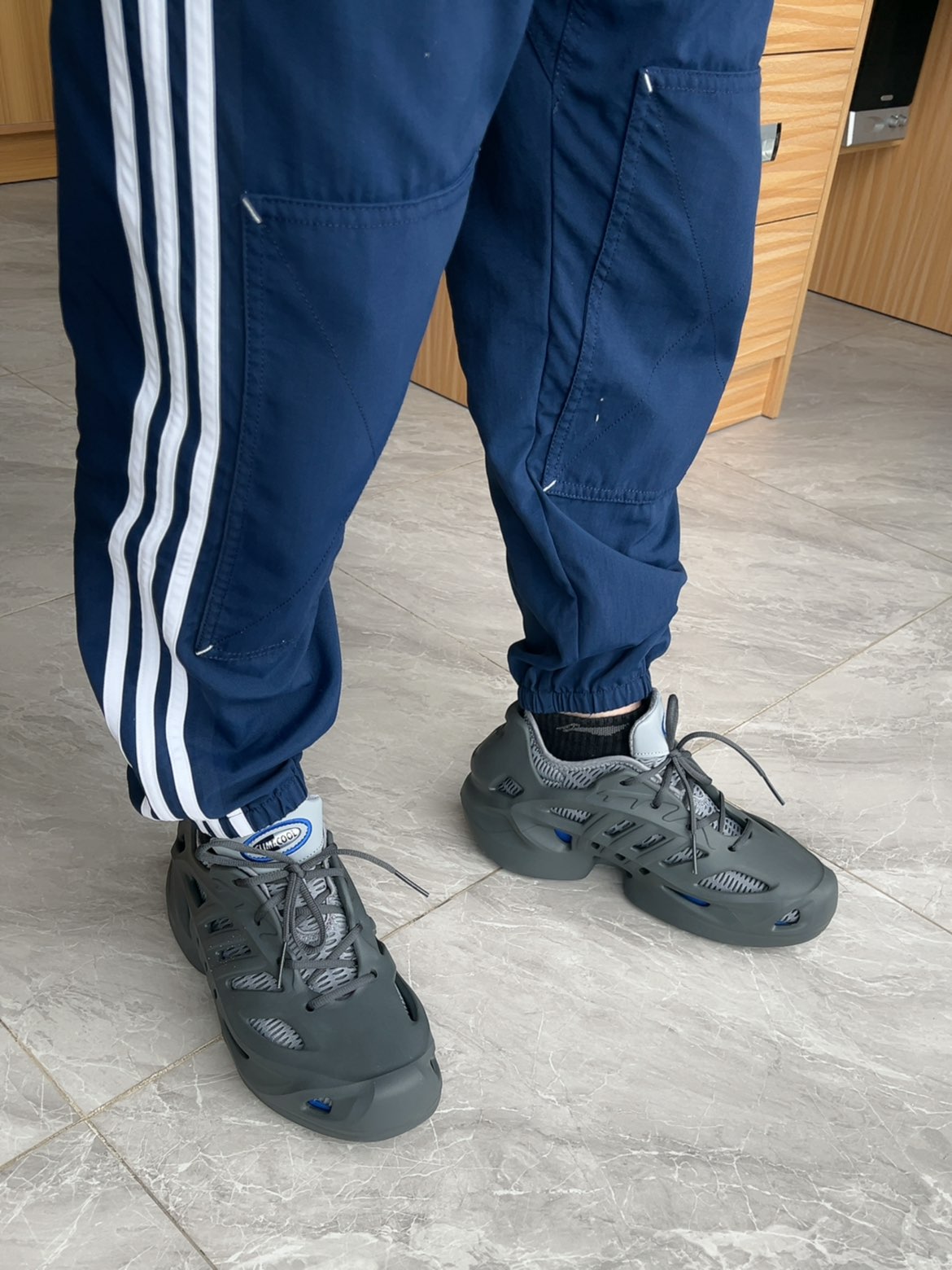 custom review-Adidas Originals Adifom Climacool Противоскользящий Низкий Топ Повседневная Обувь Унисекс Серый