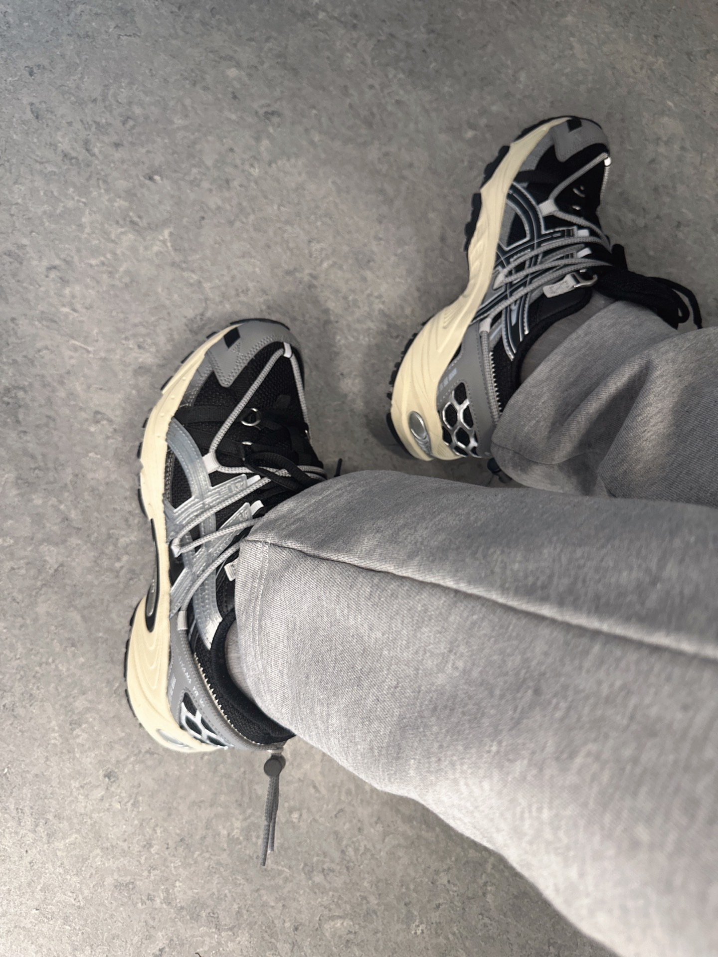 custom review-ASICS Gel Kahana TR v2 Low Топ Повседневная Обувь Унисекс Черный Серебряный