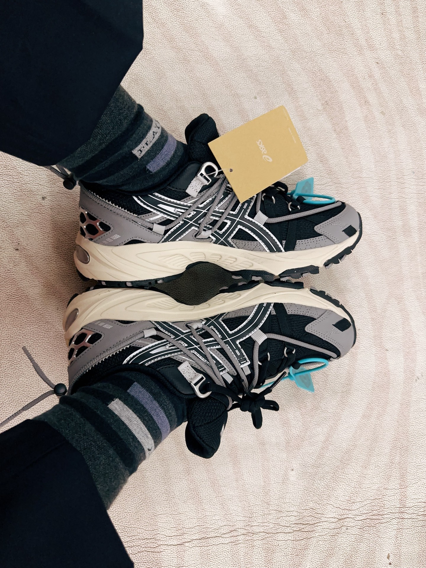 custom review-ASICS Gel Kahana TR v2 Low Топ Повседневная Обувь Унисекс Черный Серебряный