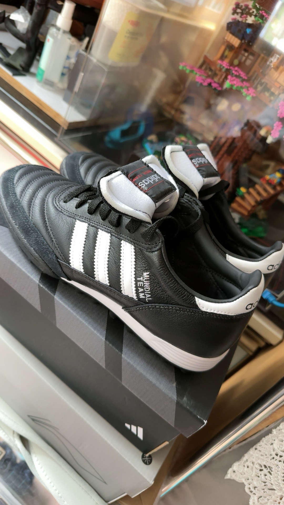 custom review-Adidas MUNDIAL Футбольные бутсы Унисекс Черный Белый
