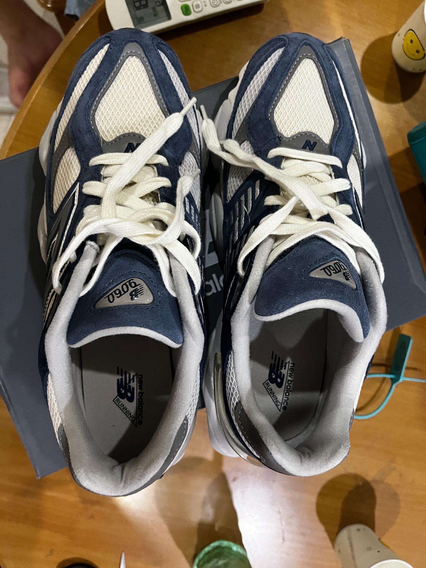 custom review-New Balance NB 9060 Low Топ Кэжуал Унисекс Light Синий