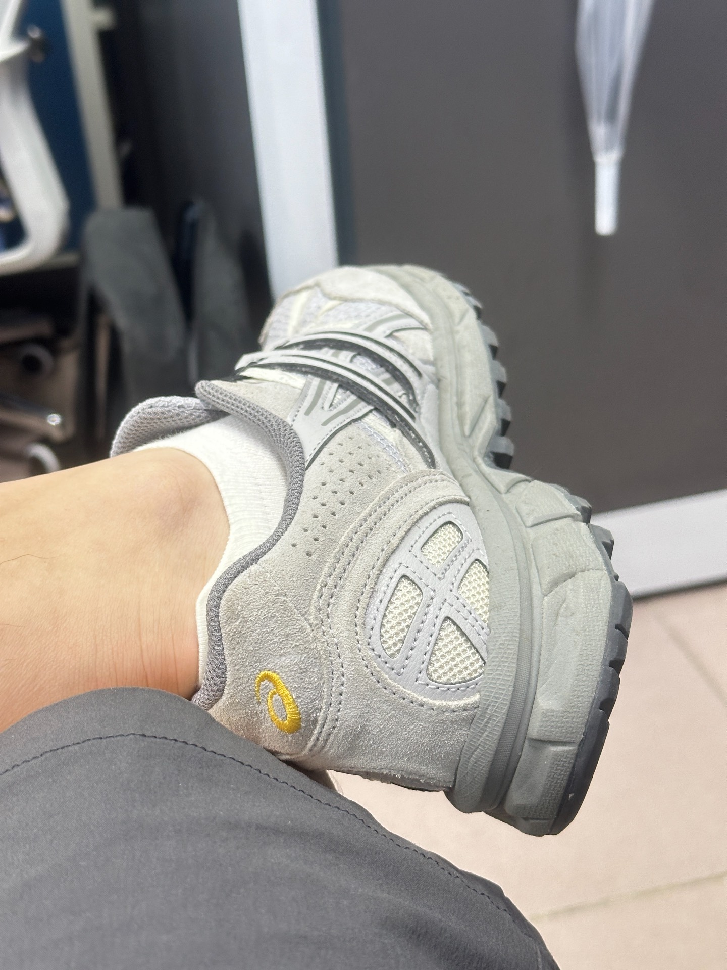 custom review-ASICS Gel Sonoma 15 50 Устойчивый к истиранию Низкий Топ Повседневная обувь Мужская Серый Коричневый