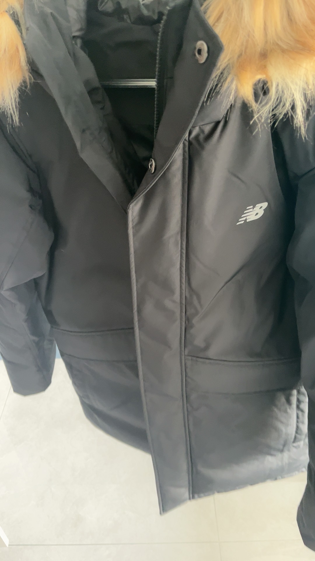 custom review-New Balance Повседневный пуховик Мужской Черный