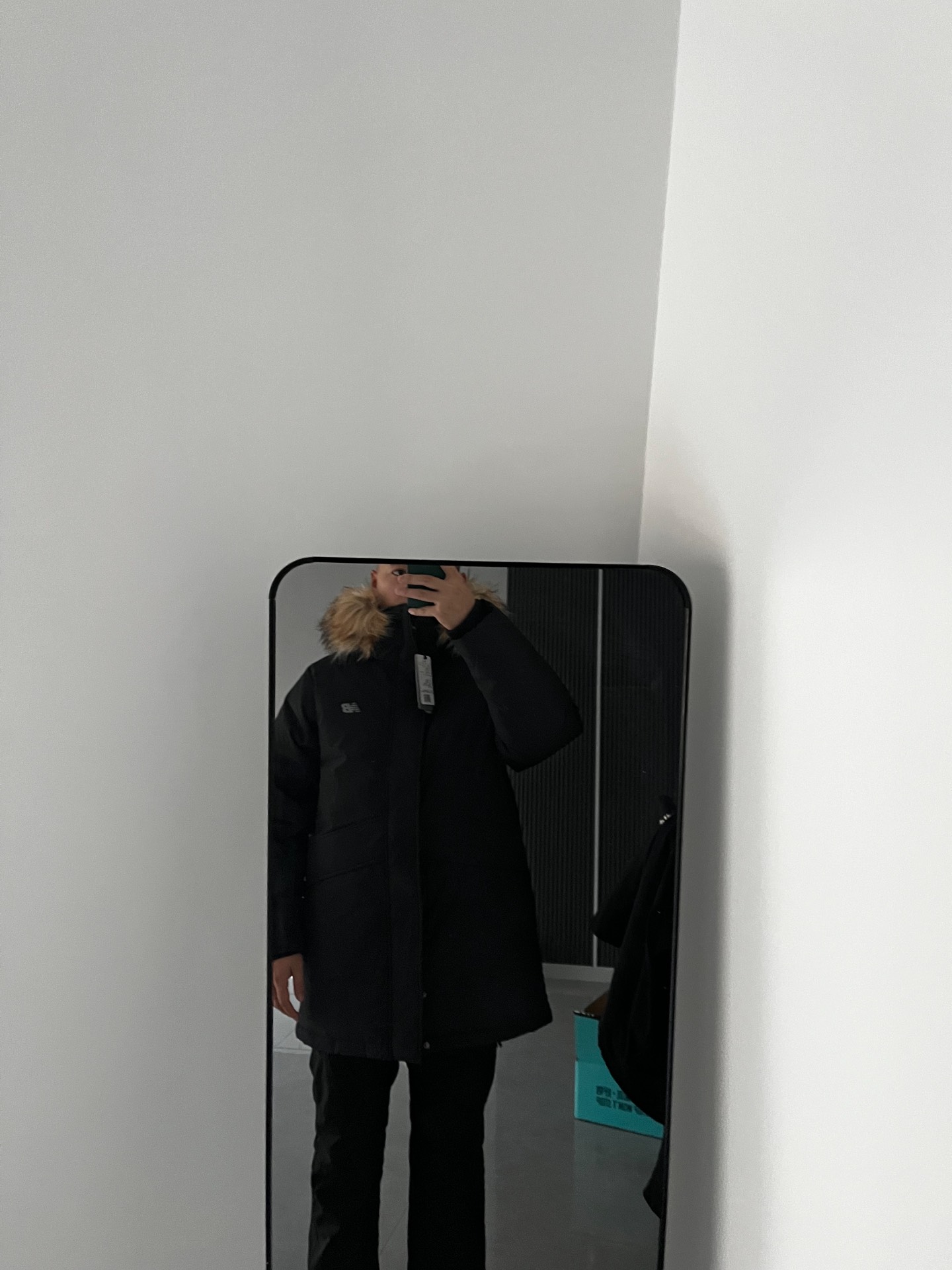 custom review-New Balance Повседневный пуховик Мужской Черный