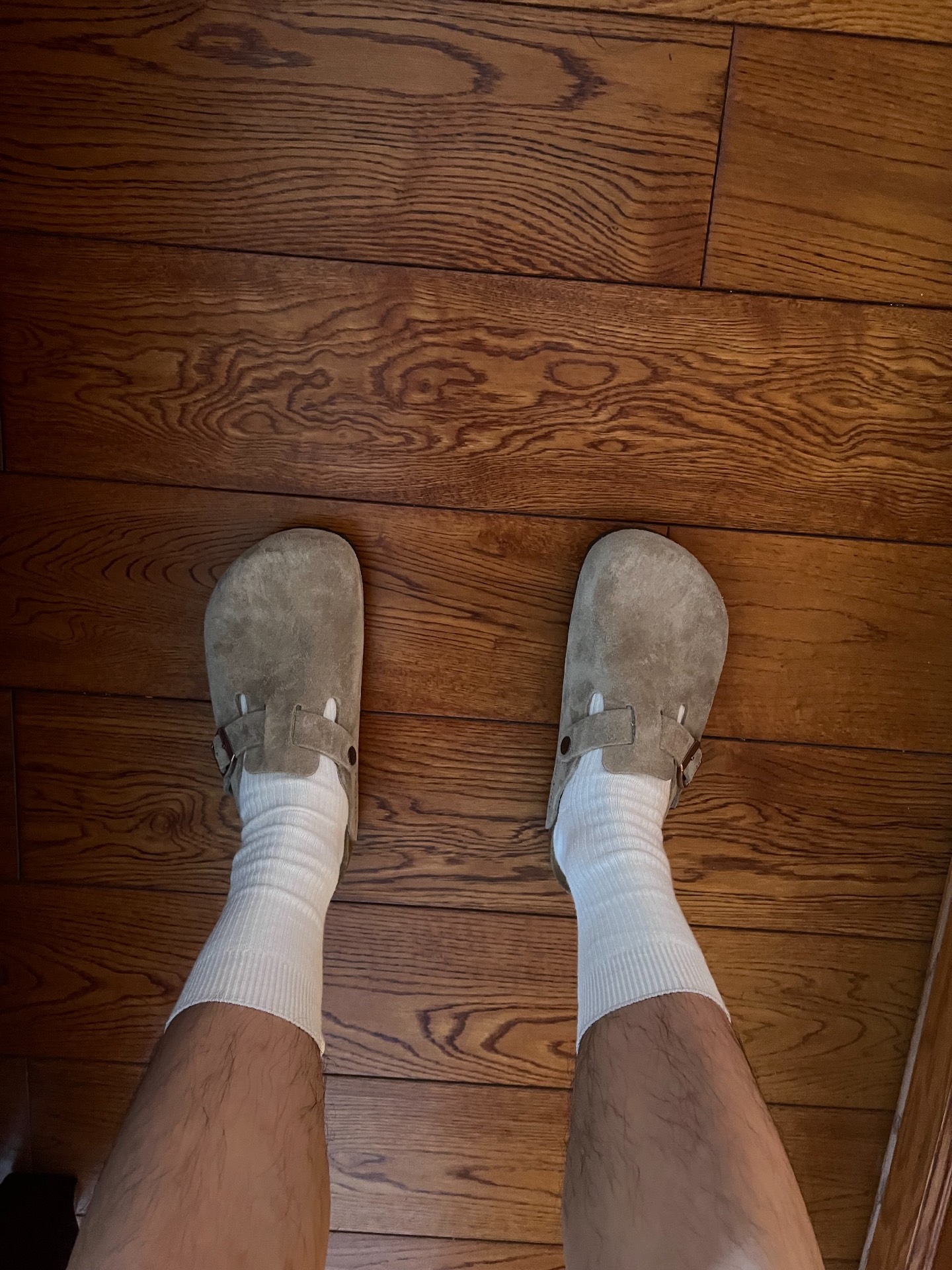 custom review-Биркенсток Бостон Soft Footbed Домашние тапочки Унисекс Серый Стандартный Свободный крой