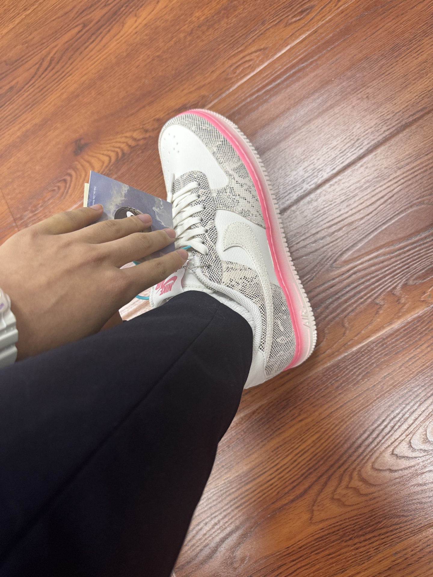 custom review-Nike Air Force 1 Our Force 1 Low Топ Скейтборд Кроссовки Женские Белый Розовый