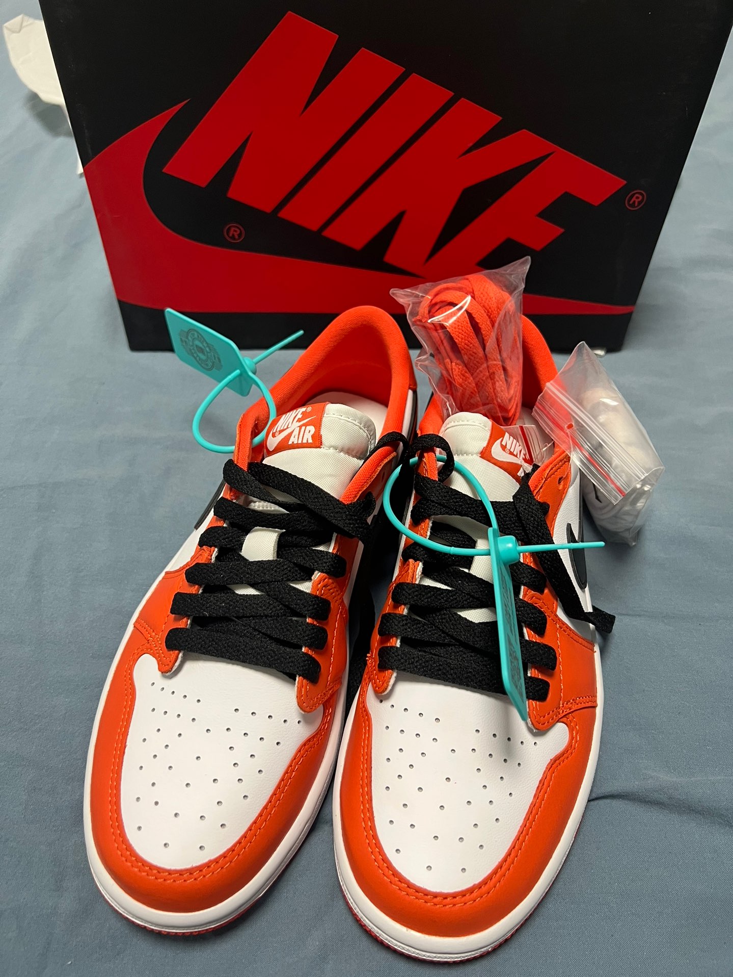 custom review-Jordan Air Jordan 1 Low OG 'Морская звезда' Низкий Топ Винтажные Баскетбольные Кроссовки Женские Морская звезда Оранжевый