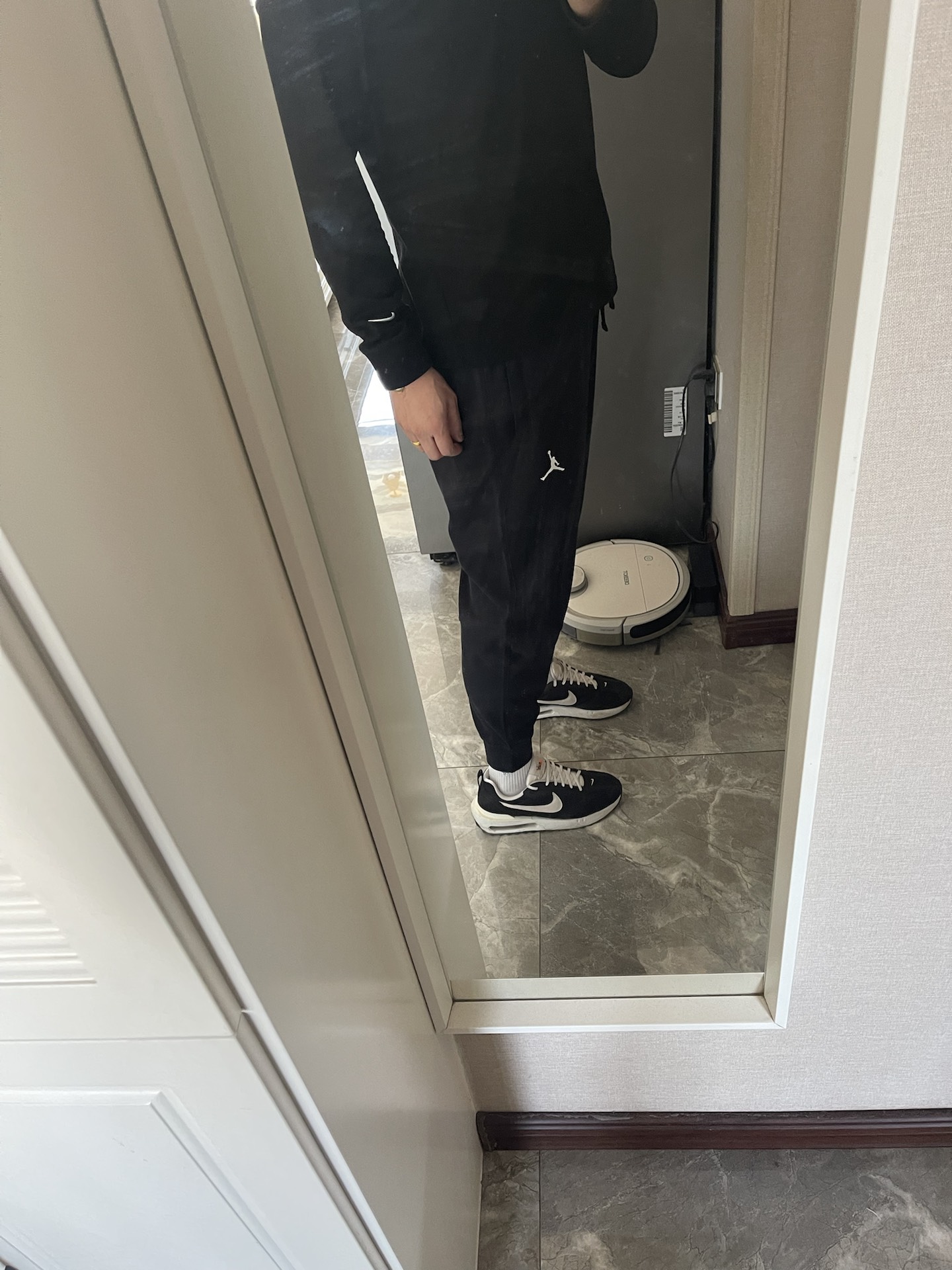 custom review-Jordan Sport Вязаные тренировочные брюки мужские черные