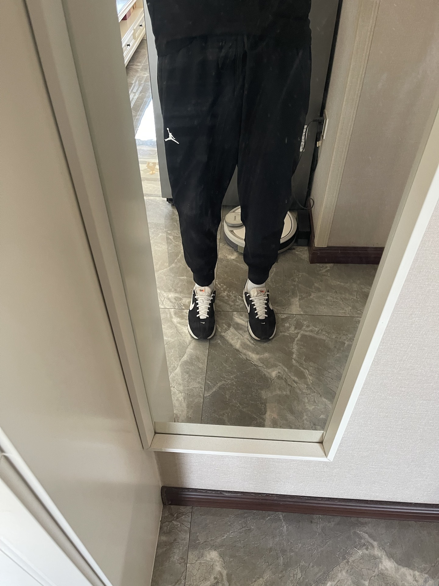 custom review-Jordan Sport Вязаные тренировочные брюки мужские черные