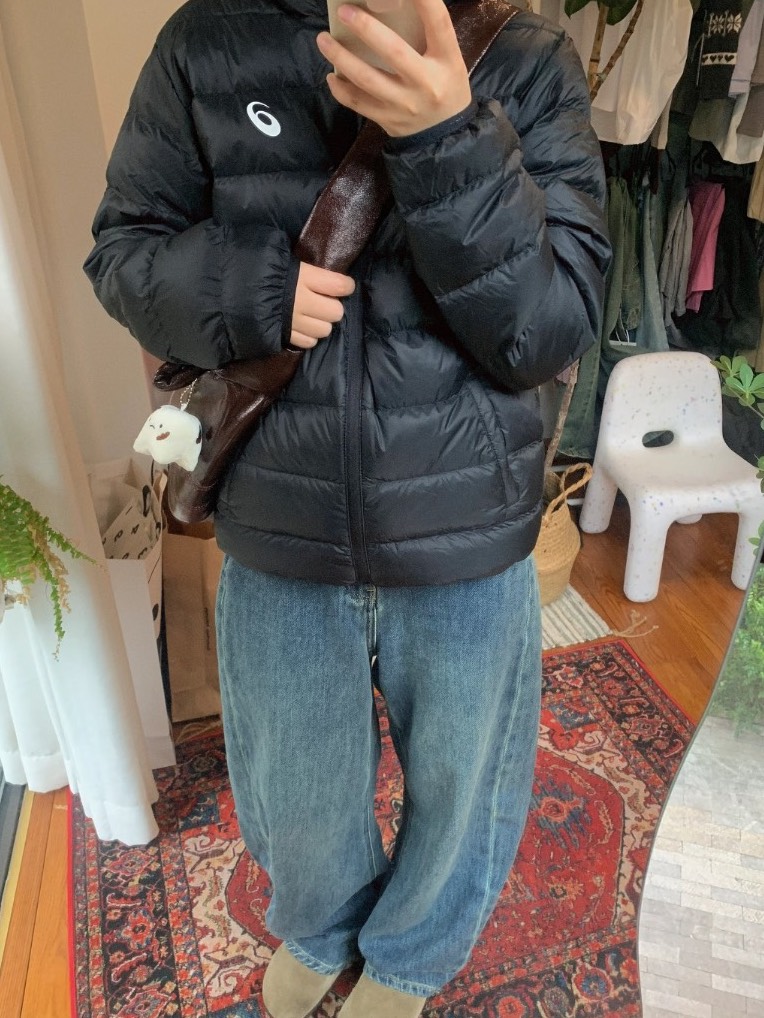 custom review-Asics Пуховик Sports Performance Красный Подростки