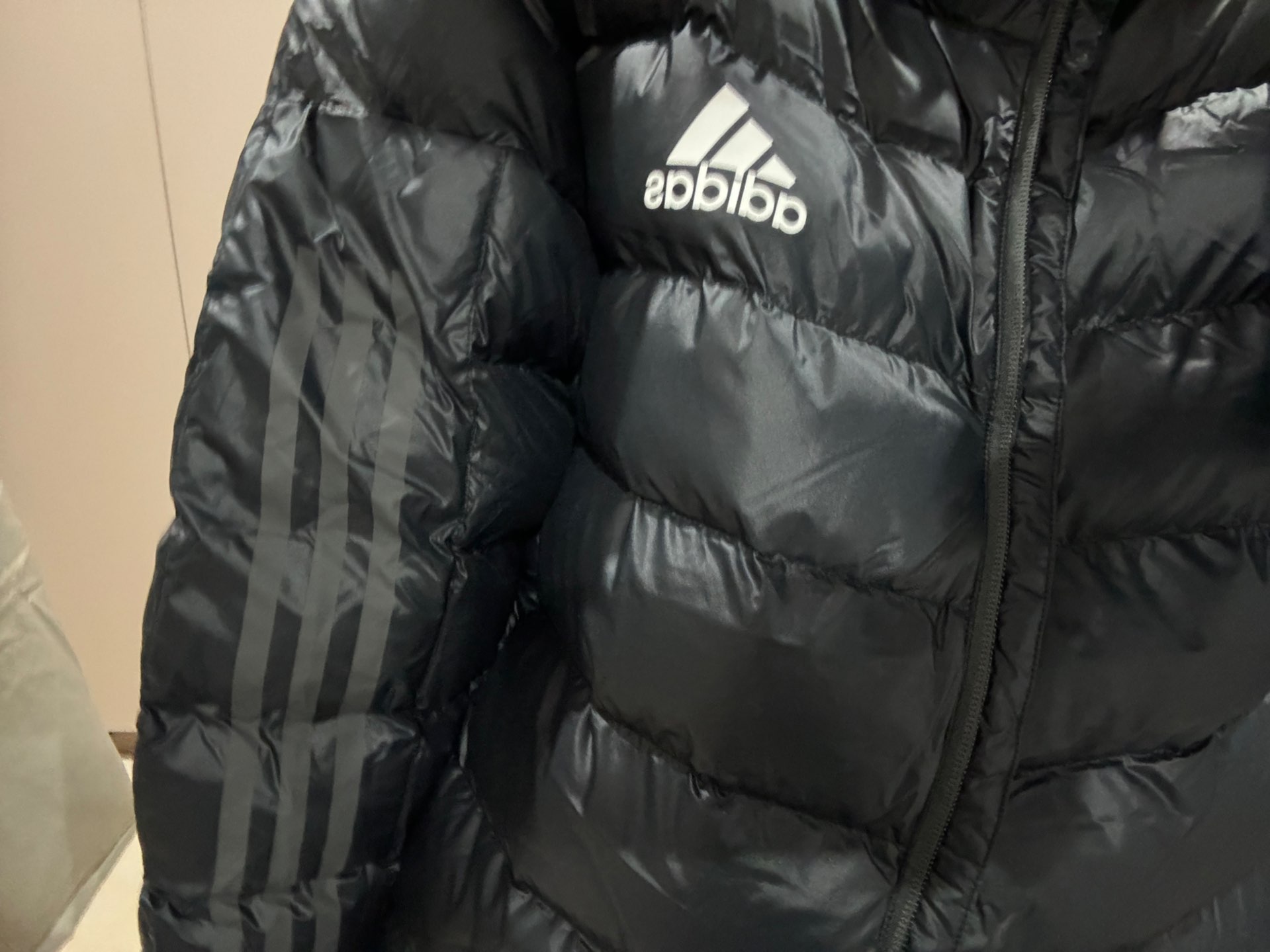 custom review-Adidas 3 Stripes Пуховая куртка Мужская