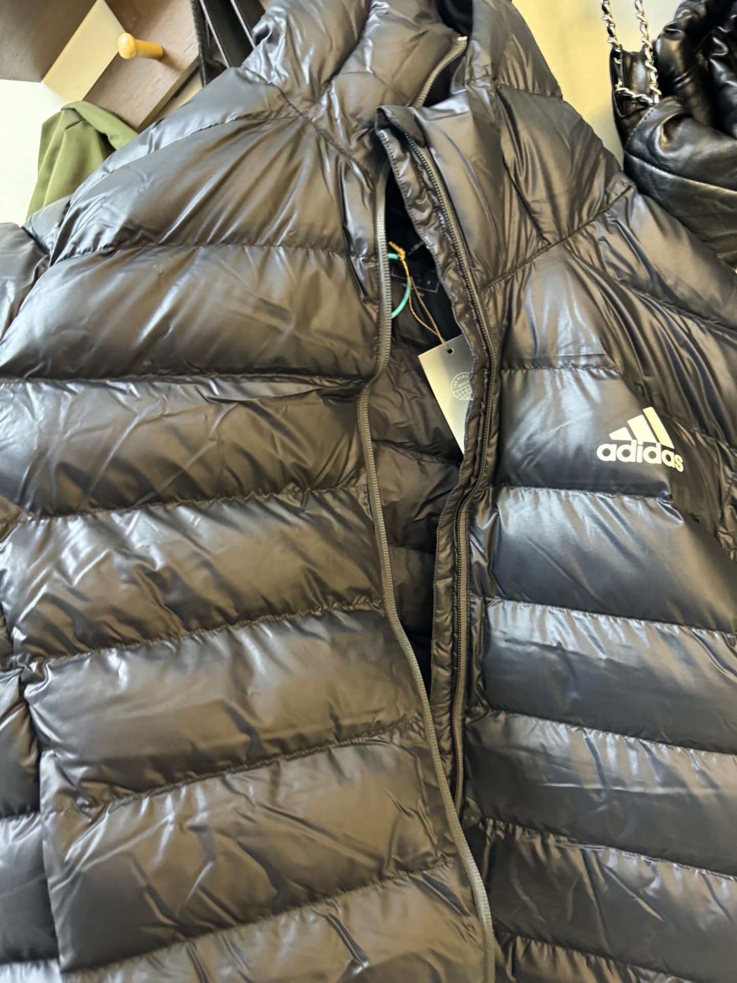 custom review-Adidas 3 Stripes Пуховая куртка Мужская