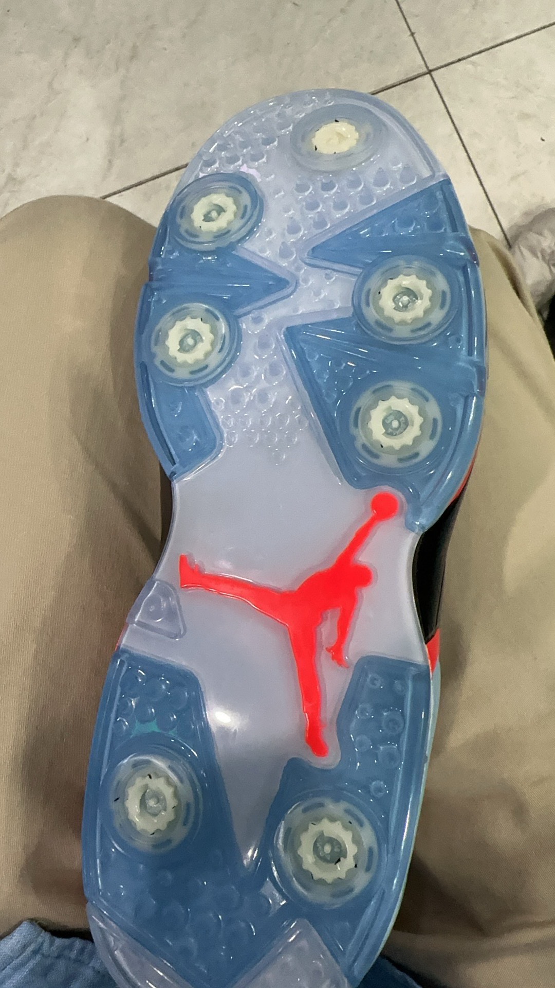 custom review-Jordan Air Jordan 6 Ретро г MID Топ Обувь для гольфа Унисекс Белый черный