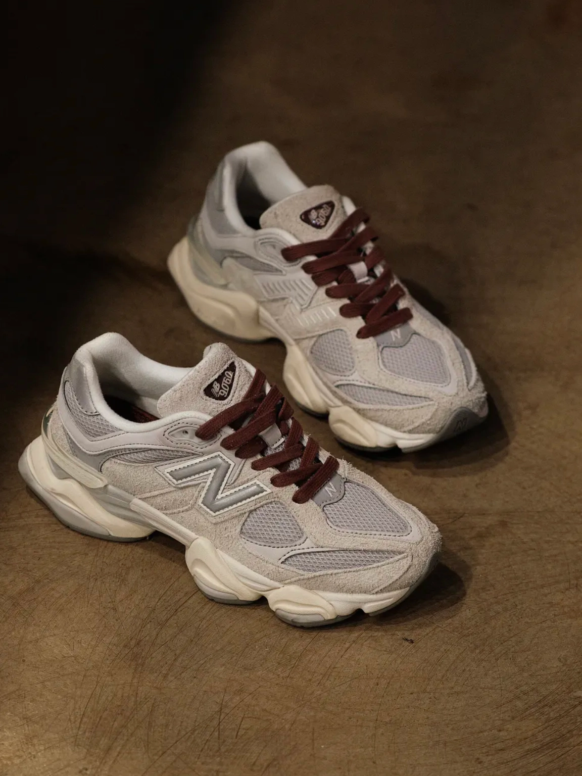 custom review-New Balance NB 9060 Амортизация Низкий Топ Casual Унисекс Серый Коричневый Стиль Майярд