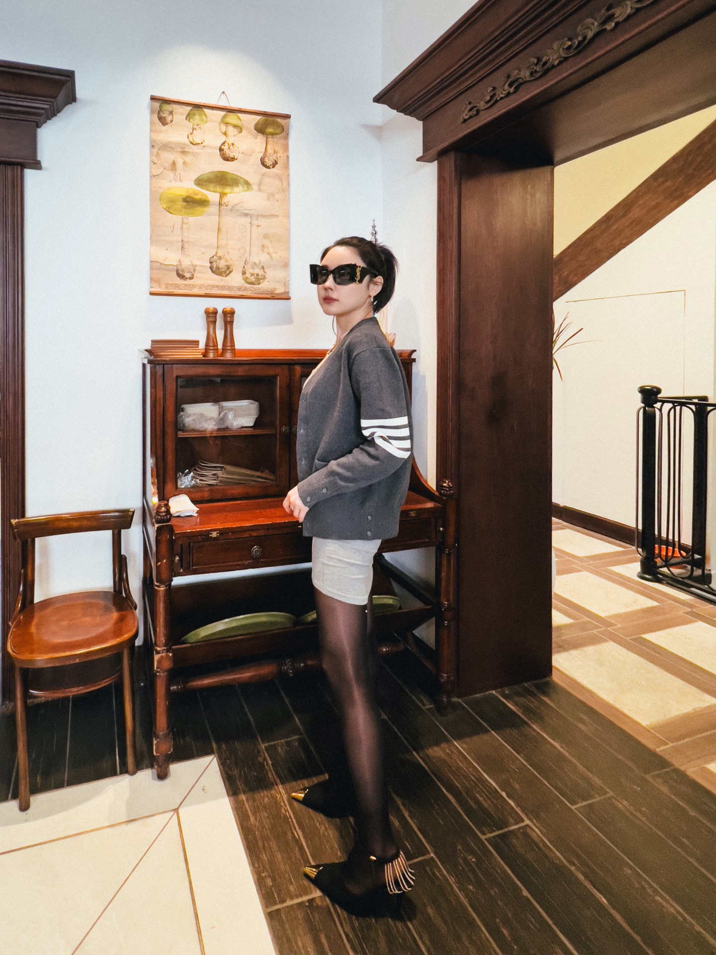 custom review-Skims Вересковый серый Женские Слиплатья