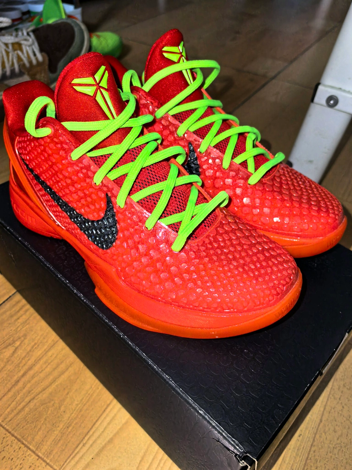 custom review-Nike Kobe 6 Protro 
Reverse Grinch
