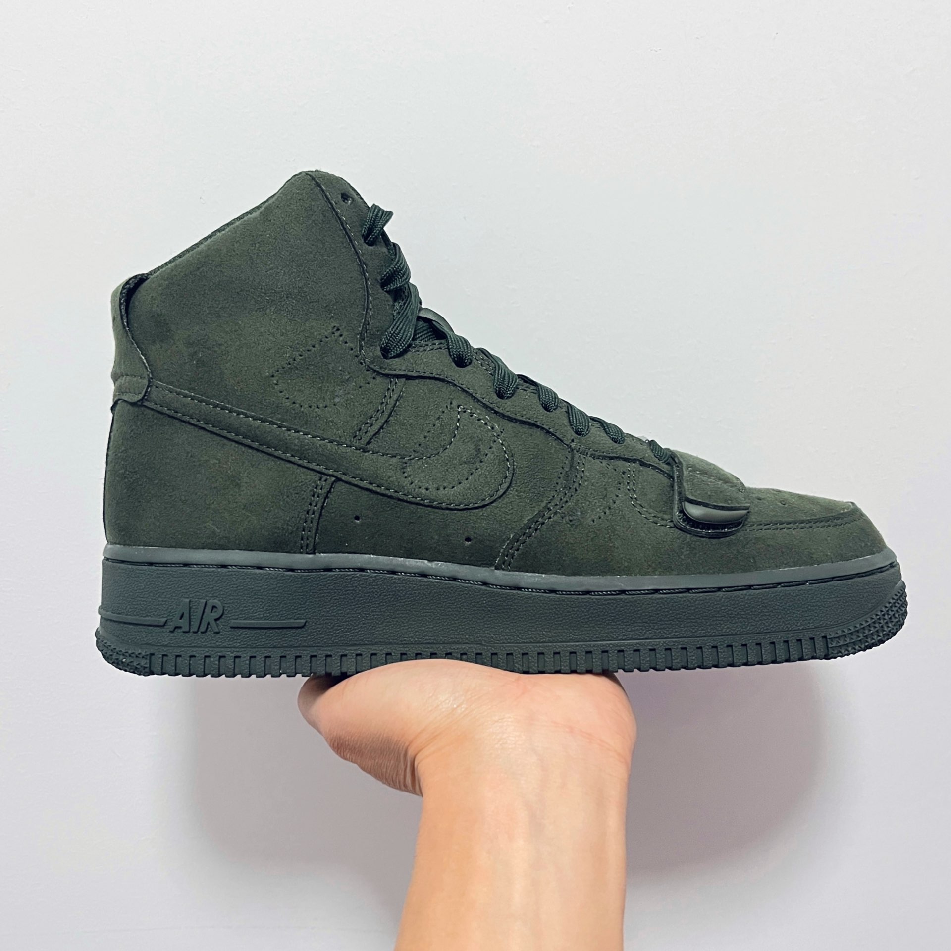 custom review-Billie Eilish x Nike Air FORCE 1 '07 SP 'Секвойя' Высокие Кроссовки для скейтбординга Унисекс Яшма