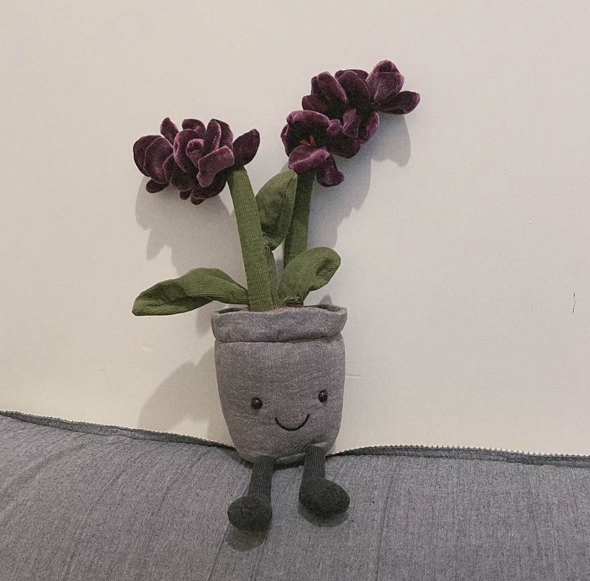 custom review-JELLYCAT Fun Plant Фиолетовая Орхидея Успокаивающая Кукла Плюшевая Кукла 29 см Длина Тела