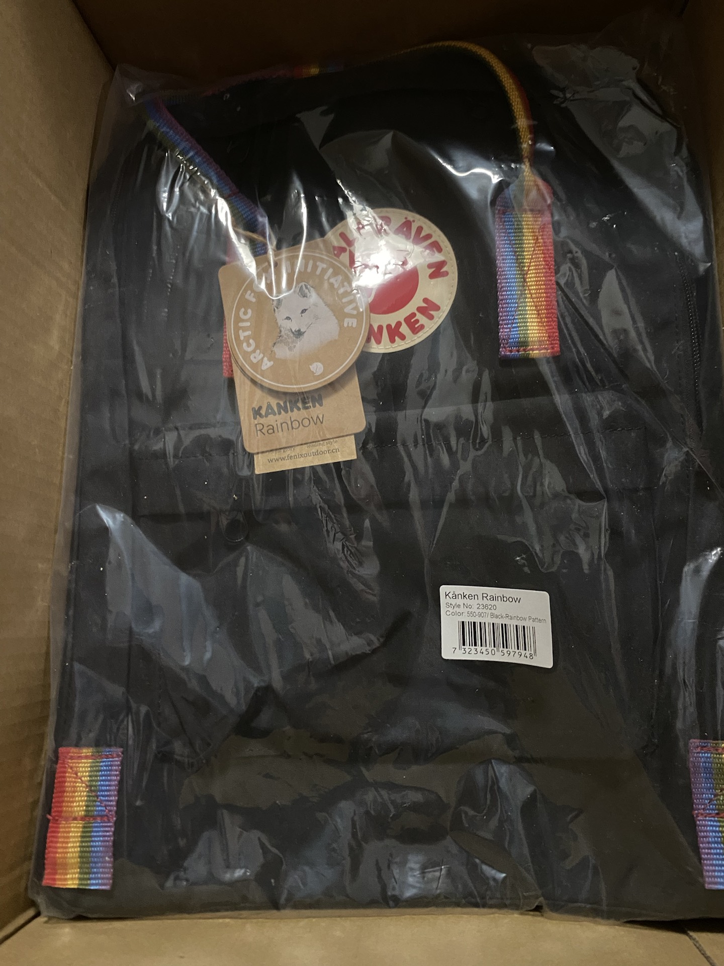 custom review-Fjallraven Kanken 16L Outdoor Backpack Сумка из Натурального Материала