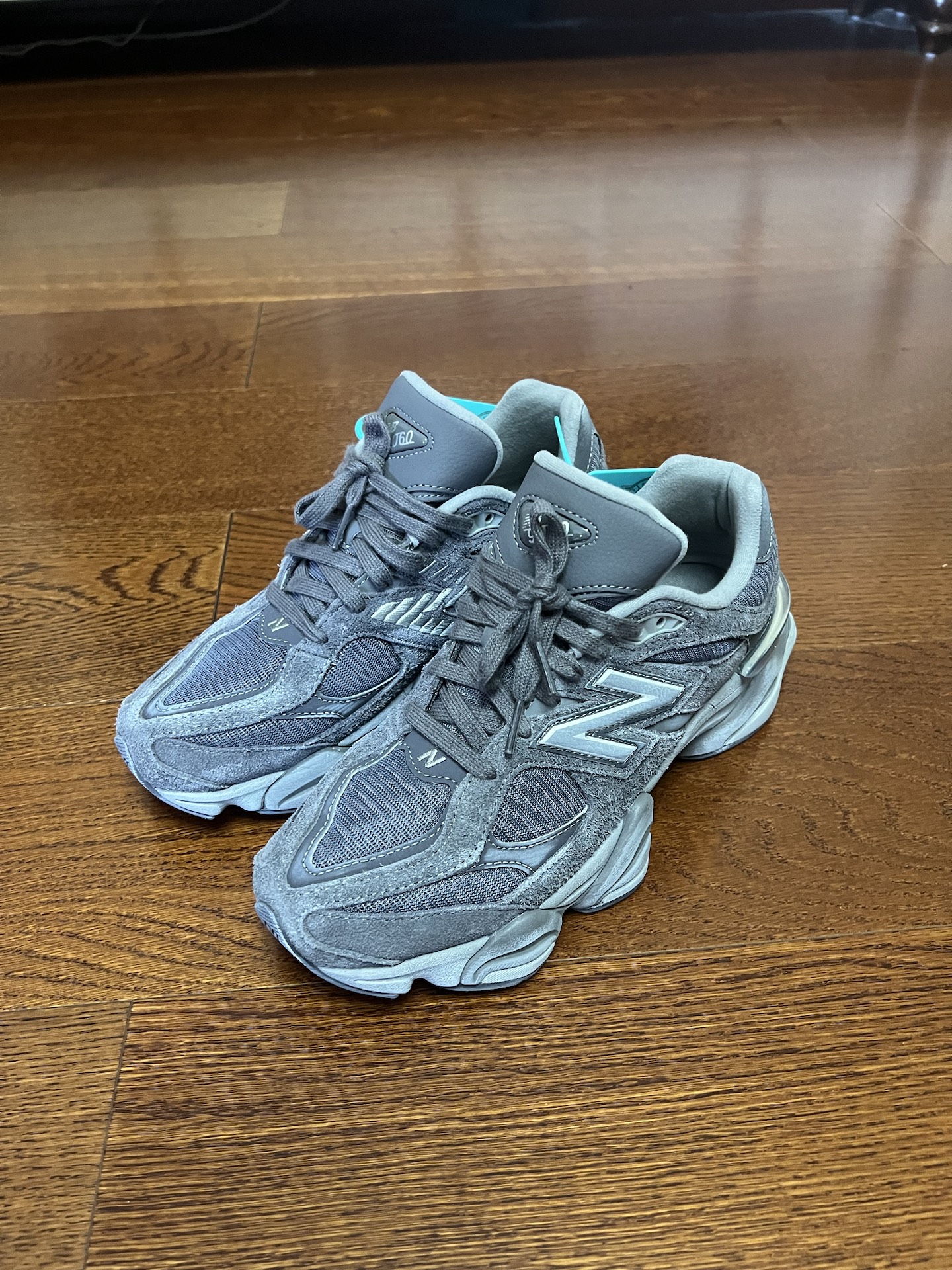 custom review-New Balance NB 9060 Беговые кроссовки Низкий верх Темно-серый Унисекс