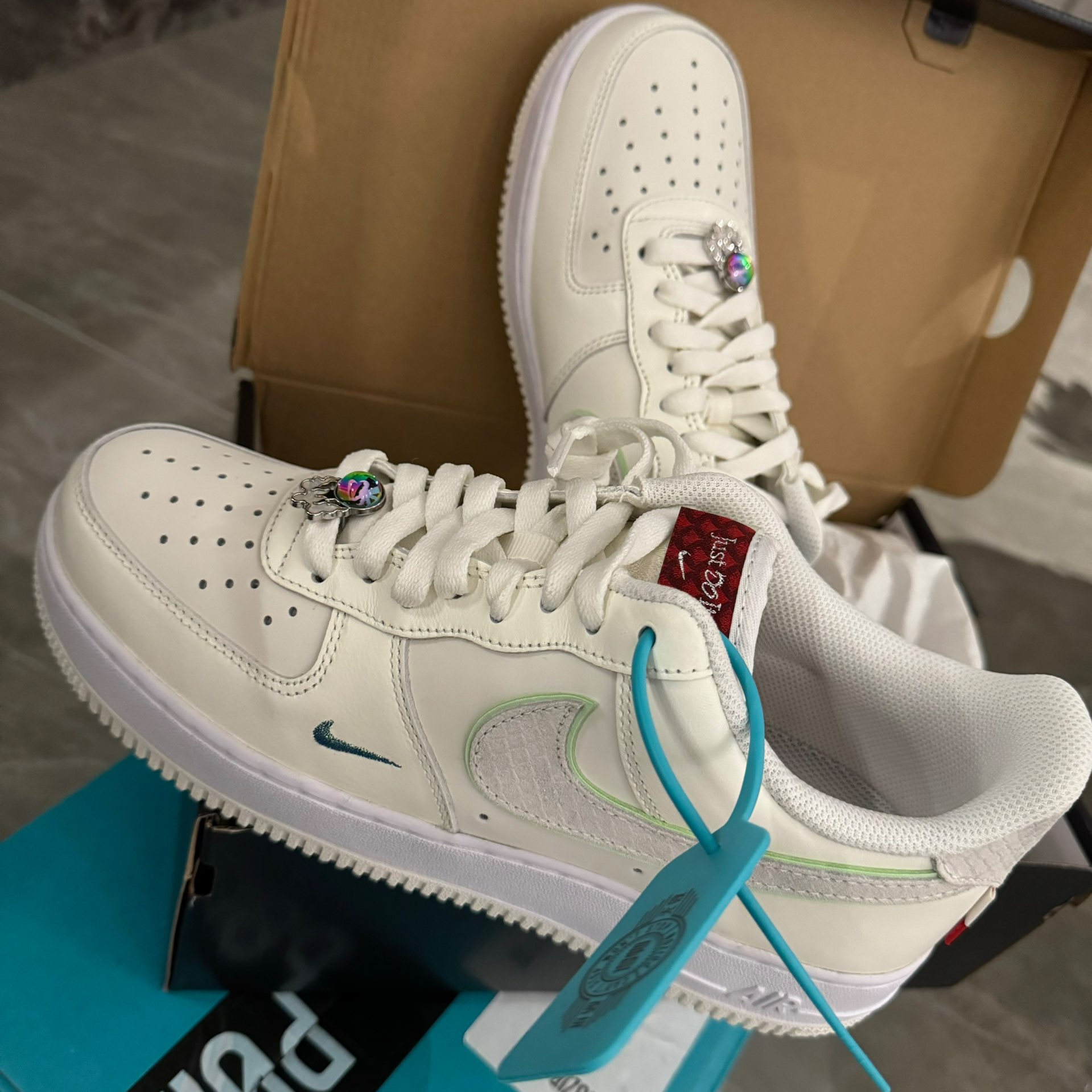 custom review-Nike Air FORCE 1 Low Топ Скейтборд Кроссовки Унисекс Экрю