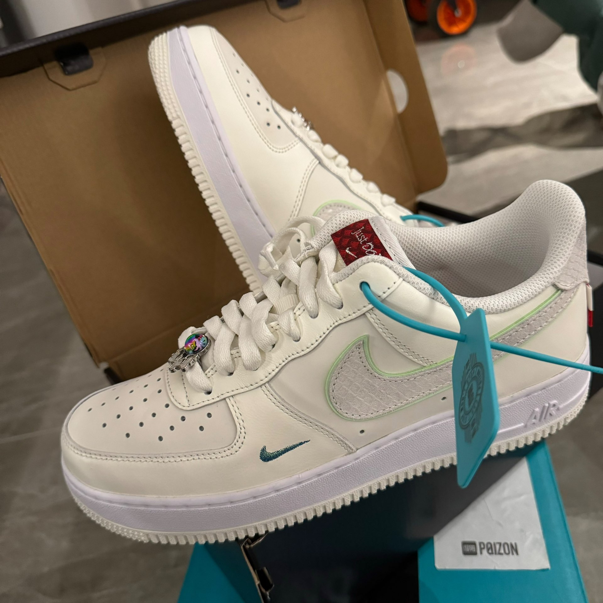 custom review-Nike Air FORCE 1 Low Топ Скейтборд Кроссовки Унисекс Экрю