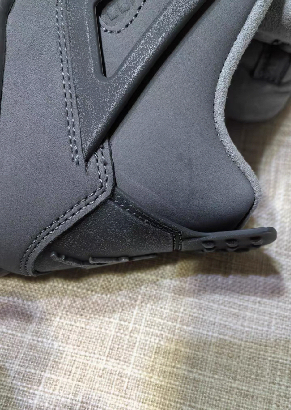 custom review-Jordan Air Джордан 4 Противоскользящий Устойчивый к истиранию Низкий Топ Детские Баскетбольные Кроссовки Серый