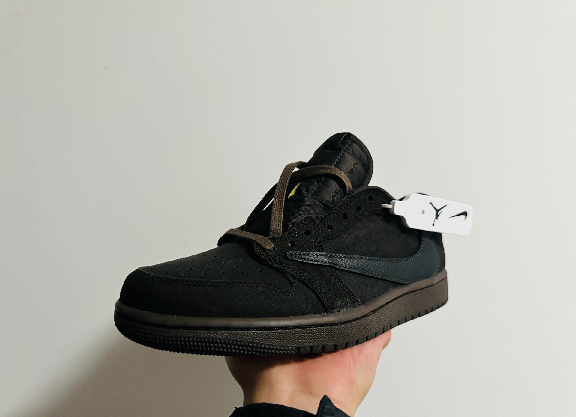 custom review-Travis Scott X Air Jordan 1 Low OG "Velvet Brown"