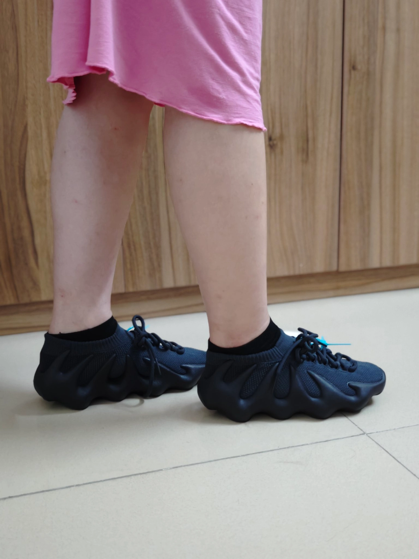 custom review-Adidas Originals Yeezy 450 Черный воин 'Utility Черный' Устойчивый к истиранию Низкий Топ Повседневная обувь Унисекс Черный