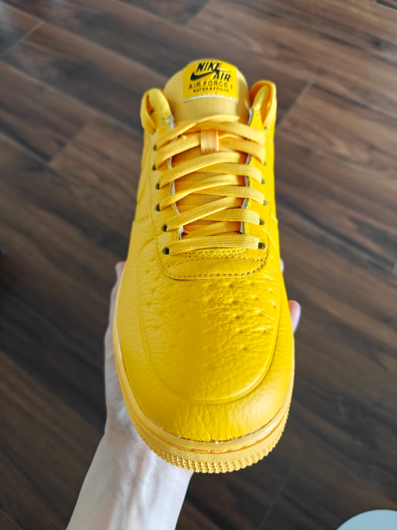 custom review-Nike Air Force 1 Low Топ Скейтборд Кроссовки Мужские Желтые