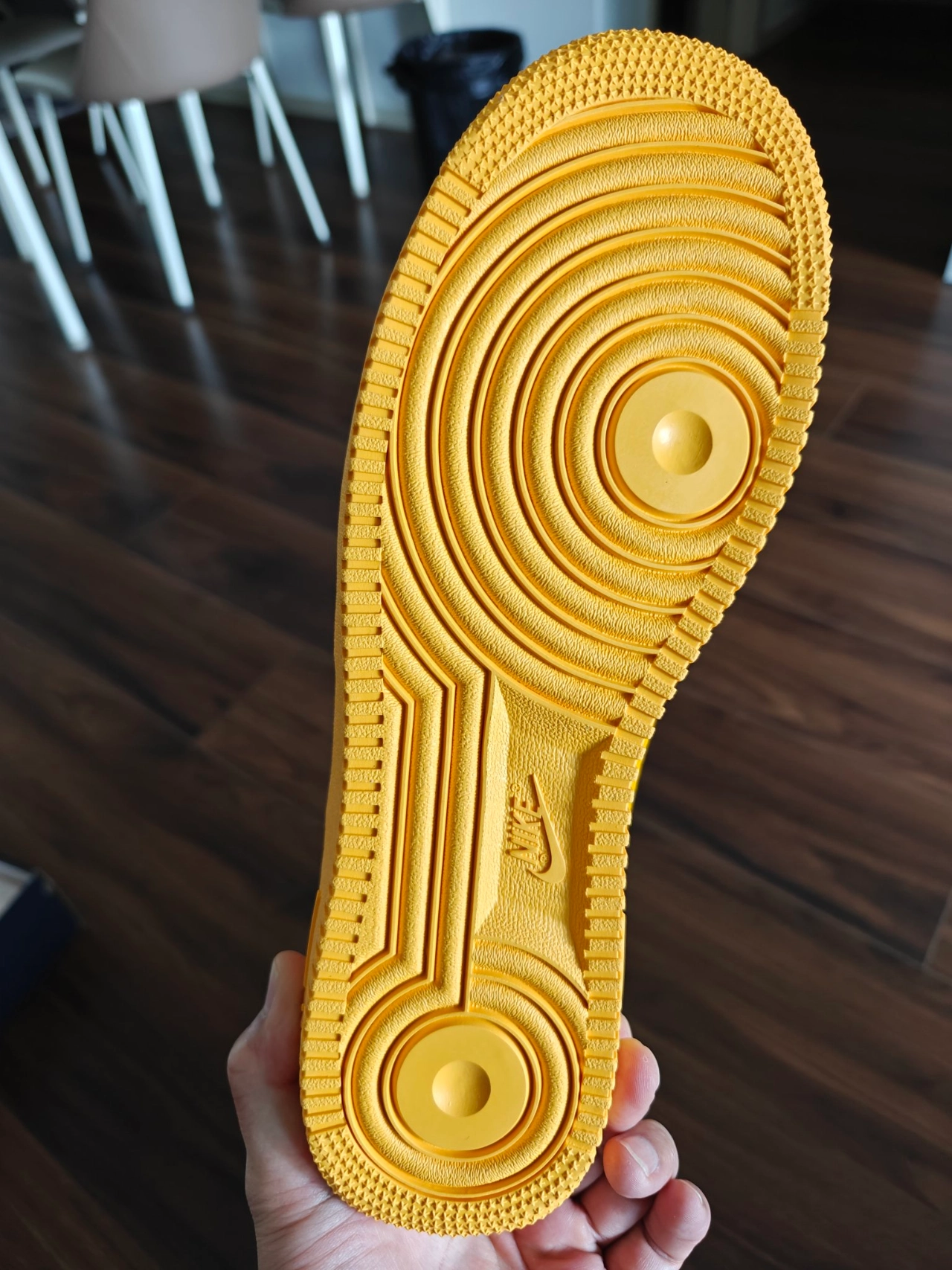 custom review-Nike Air Force 1 Low Топ Скейтборд Кроссовки Мужские Желтые